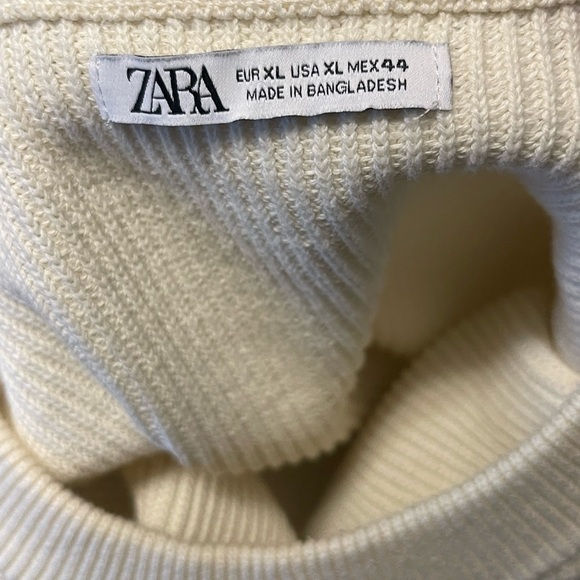 ZARA KNIT SWEATER SIZE X-LARGE - Picture 2 of 2